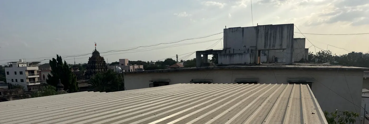 Roof before solar, Baramati