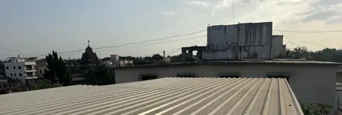 Roof before solar, Baramati