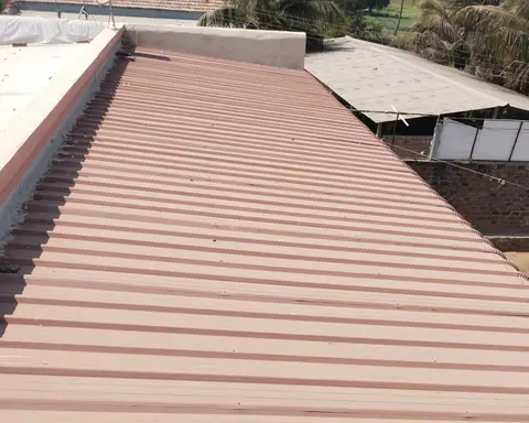 Roof before solar, Munjawadi