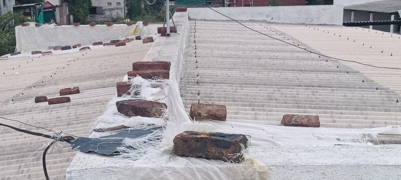 Roof before solar, Sastewadi